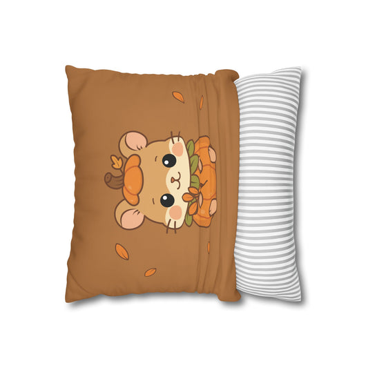 Pumpkin Whisker Pillowcase - Maple Leaf Munchkin