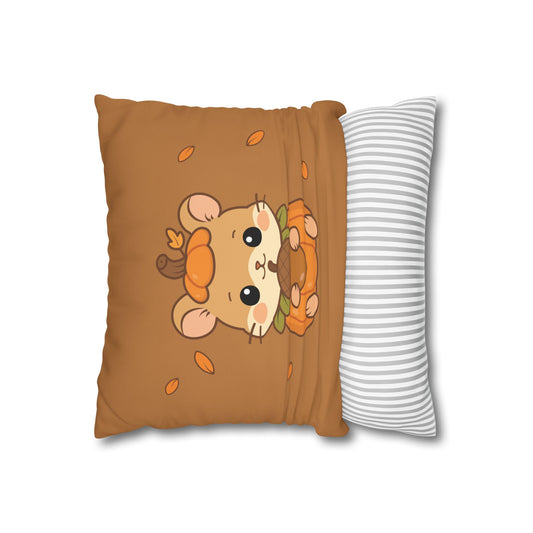 Pumpkin Whisker Pillowcase - Acorn Snuggle Buddy